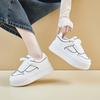 Mode Sneaker Weiß Skateboard Schuhe Studentinnen Plateau Erhöhung Sportschuhe Lässige Flache Schuhe Outdoor Reiseschuhe
