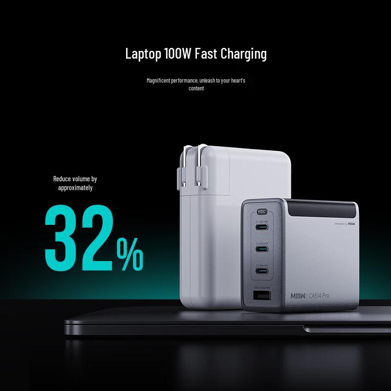 MIIIW 140W GaN Γρήγορος Φορτιστής PD με Οθόνη