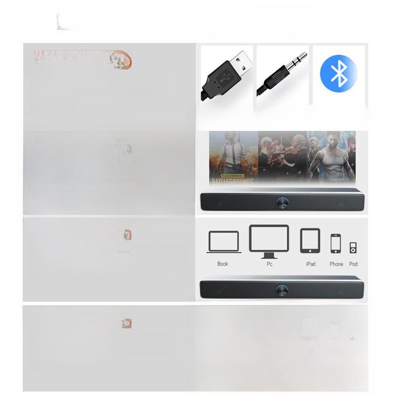 Mini stolní reproduktor SADA V-193 se subwooferem pro PC, notebook a mobilní telefony