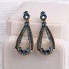 Exaggerated Retro Big Waterdrop Earrings Personality Ear Jewelry For Women Party Favors