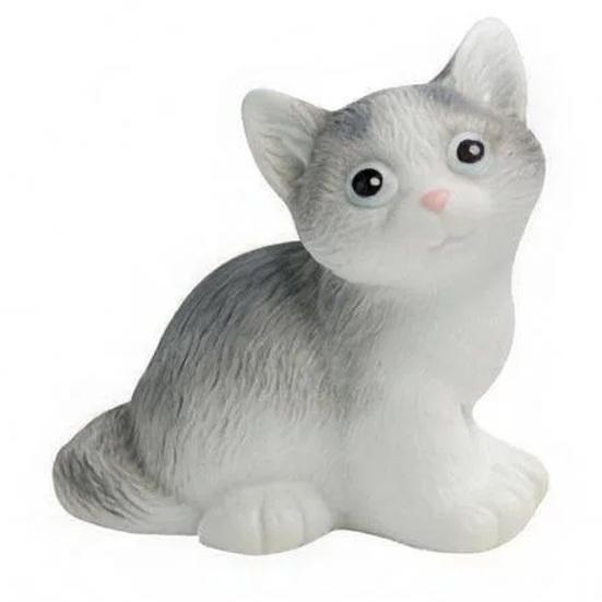 Mini Resin Cat Figurines Cute Realistic Cat Statue Miniature Animal Figures for Cake Toppers Car Dashboard Decor Micro Landscape Dollhouse DIY Crafts A