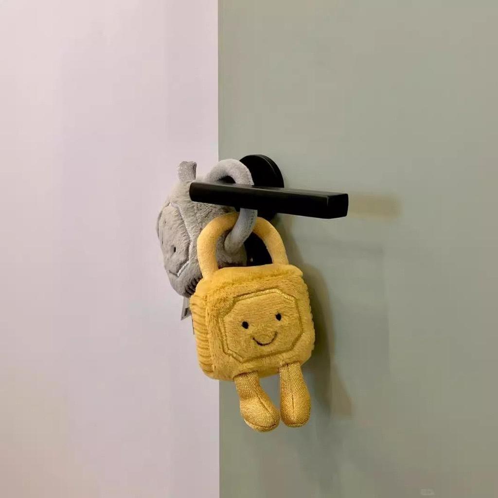 Creative Lock Plush Doll - Unique Gift for Girlfriend or Wife on Valentine's Day.