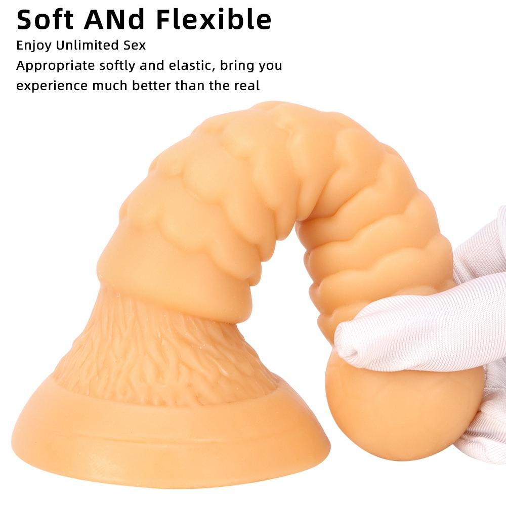 MoDi Soft 18cm Dildo Fake Penis Dick Anal Plug Adult Sex Toys for Men Women 18+