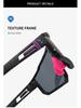 Men's Polarized Sports Glasses: Windproof, Sandproof Goggles for Outdoor Cycling and Mountaineering.