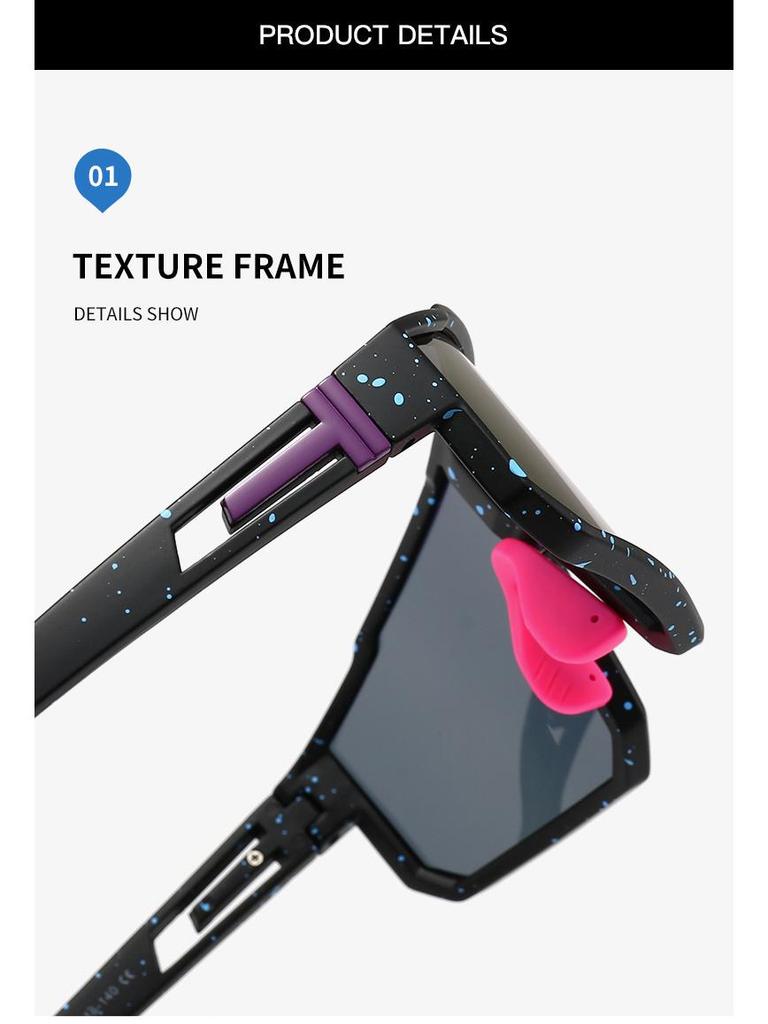 Men's Polarized Sports Glasses: Windproof, Sandproof Goggles for Outdoor Cycling and Mountaineering.