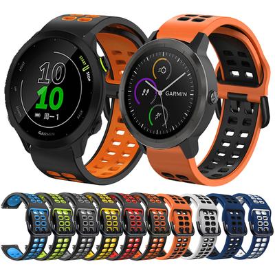 Schnellwechsel 20mm Sport Silikon Armband für Garmin Forerunner 55 245 645 Music/Vivoactive 3/Venu Uhrenarmband Armband Armband