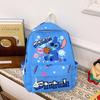 Angel Stitch Cute Flower Rainbow Cartoon Printed Children Backpack For Daily