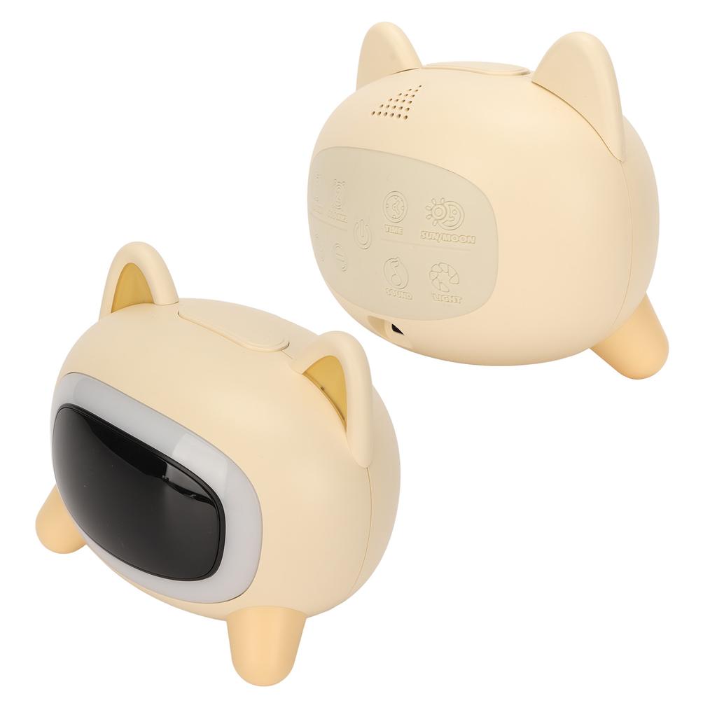 Παιδικό Ξυπνητήρι Καρτούν Παιδικό Ρολόι Εκπαίδευσης Ύπνου με Νυχτερινό Φως Ηχητική Μηχανή για Παιδιά