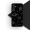 Hülle Mond Cartoon Himmel Astronaut Sterne für Samsung Galaxy S22 S21 S20 Fe Ultra S9 Plus + A13 A22 M21 M31 M55 M15 Handyhülle