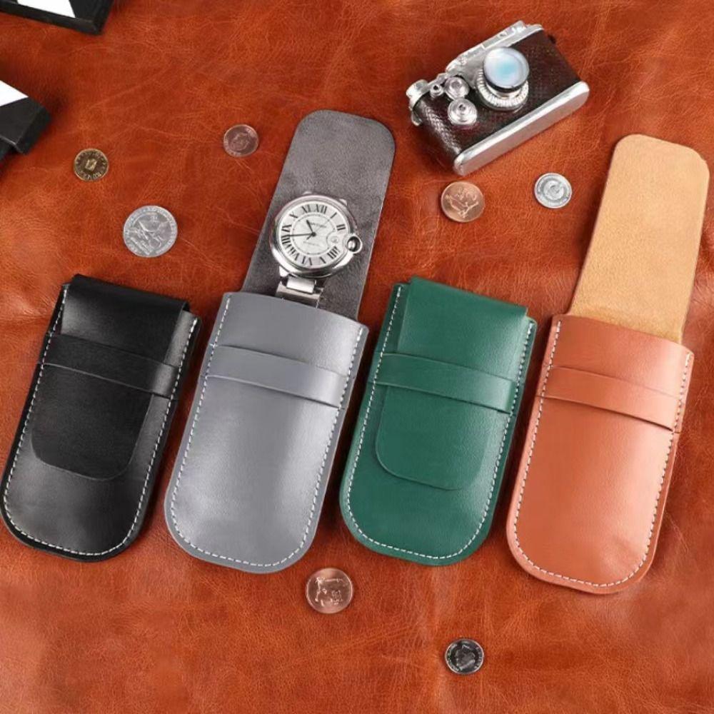Watch Bag Organizer Watch Accessories Gift Bag Flannelette And Leather Bags For Watch Storage Gift Bags