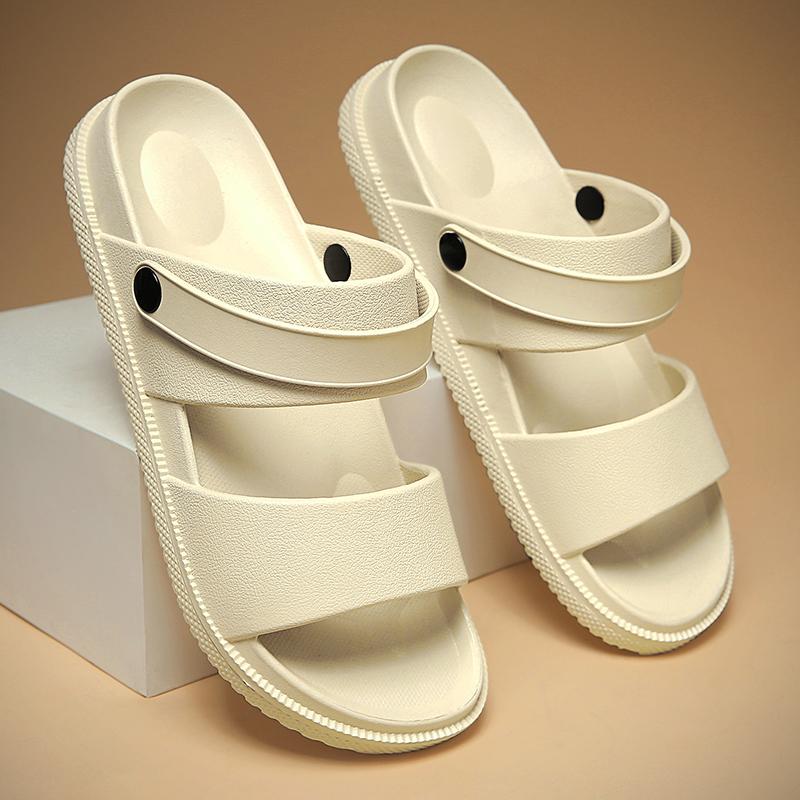 Fashion Men Sandals Summer Leisure Beach Holiday Outdoor Male Comfortable Casual Sandals New Non-slip Outdoor Soft Bottom Indoor Slipper