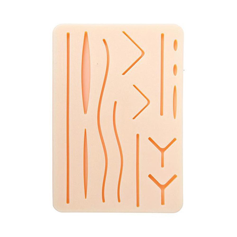 

Силиконовая модель травмированной кожи человека, многоразовый модуль для обучения наложению швов при ранах кожи для экзаменов и учебной практики студентов-медиков