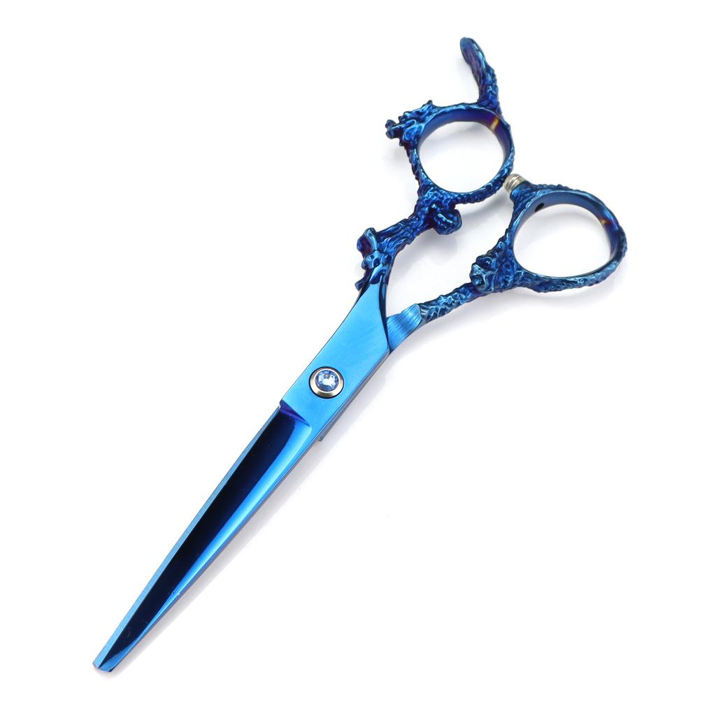 6.0 inch, color, strange dragon handle, hair scissors, hair scissors, flat scissors, tooth scissors can be determined outside LOGO 7H