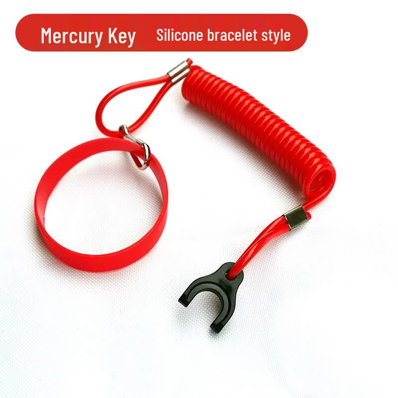 Marine Outboard Safety Kill Switch Lanyard