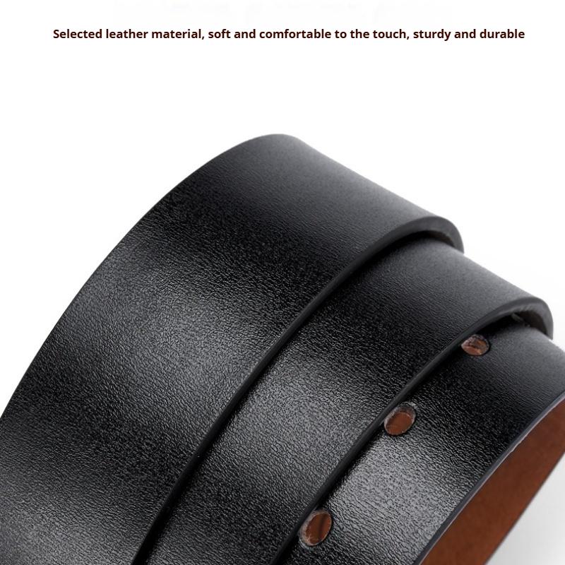 Men's Belt Pin Buckle Belt British Retro Business Fashion Versatile Matching Jeans Belt