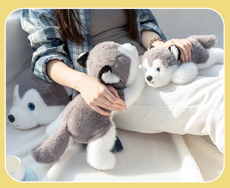 Cute Husky Plush Toy - Perfect Birthday Gift for Kids