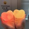 Creative LED Heart 3D Light Sign Romantic Night Lamp for Wedding Proposal Birthday Home Table Ambient Light Decoration Gift