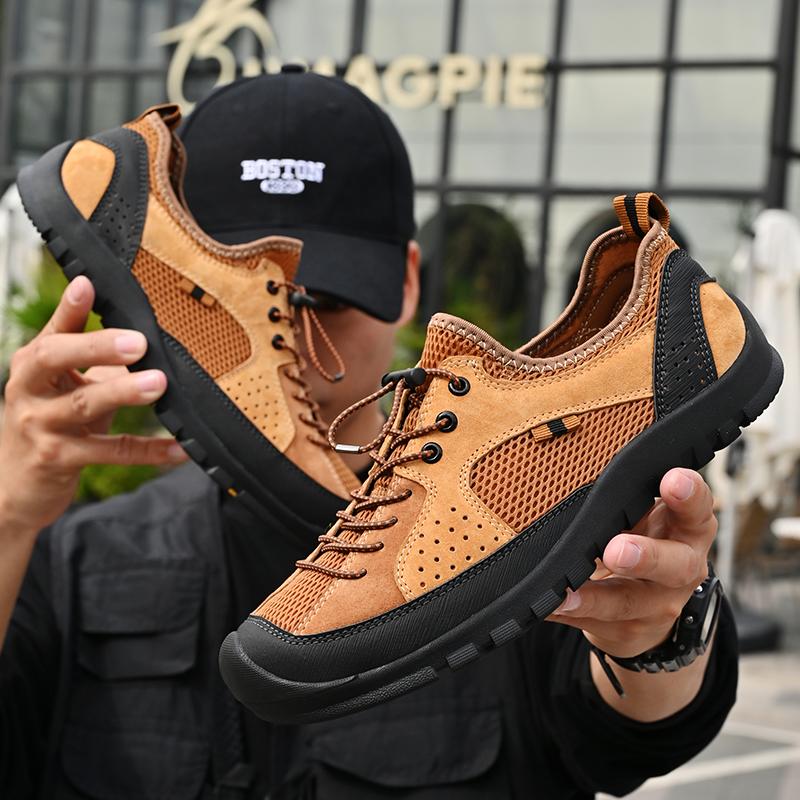 Pánské ležérní boty tenisky sandály léto