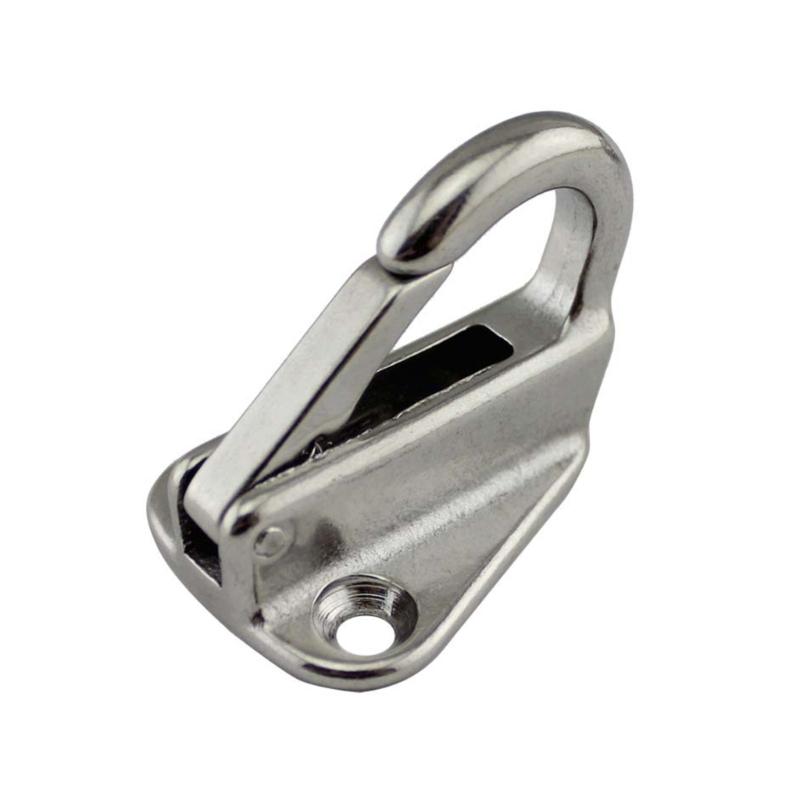 5 Pack Marine Fending Hooks Coats Hats Hooks Stainless Steel Snap Attach Rope Boat Accessories Simple Installation