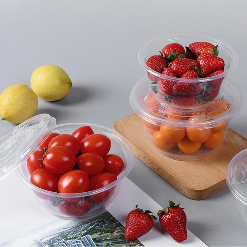 Disposable Round Plastic Takeout Bowls