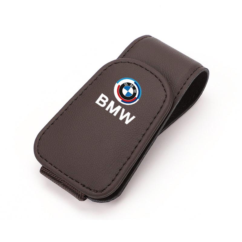 NTSM5 1Pcs Motorcycle Sticker/Car Sun Visor Sunglasses Clip Universal Ticket Card Clamp For BMW G80 G06 G07 G42 G14 G15 G16 F82 F20 X5
