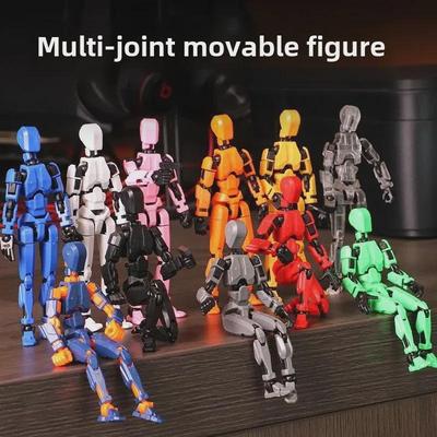 3rd Gen 3D Printed Movable Doll: 13 Joint DIY Decompression Toy