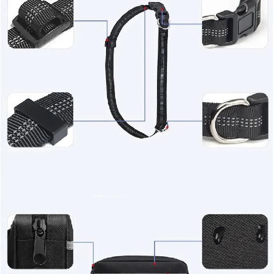 Multifunctional Sports Waist Bag Extended Hand Free Leash Adjustable for Dog Walking and Leash Pet Running Leash with Waist Bag