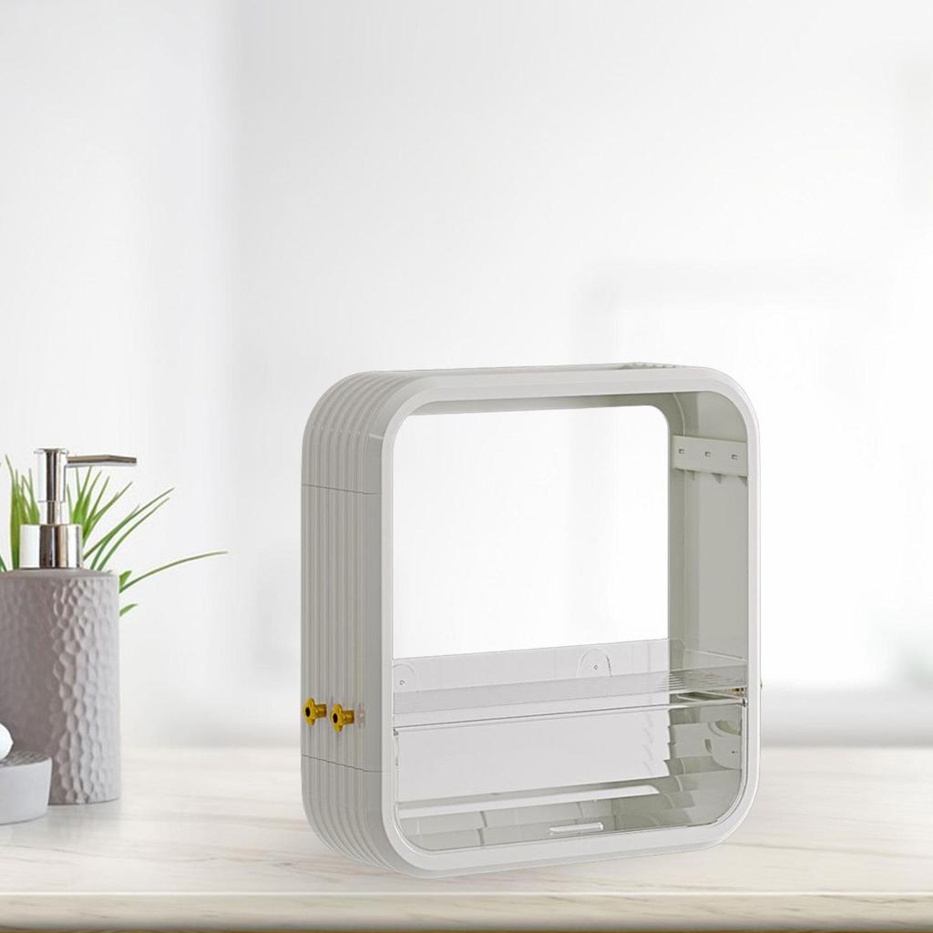 Multifunctional Bathroom Shelf Storage Rack for Kitchen Living Room White