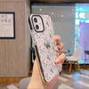 Small Fresh Floral Mobile Phone Case iPhone15 Hot-selling Transparent Mobile Phone Case Apple 17promax Soft Case