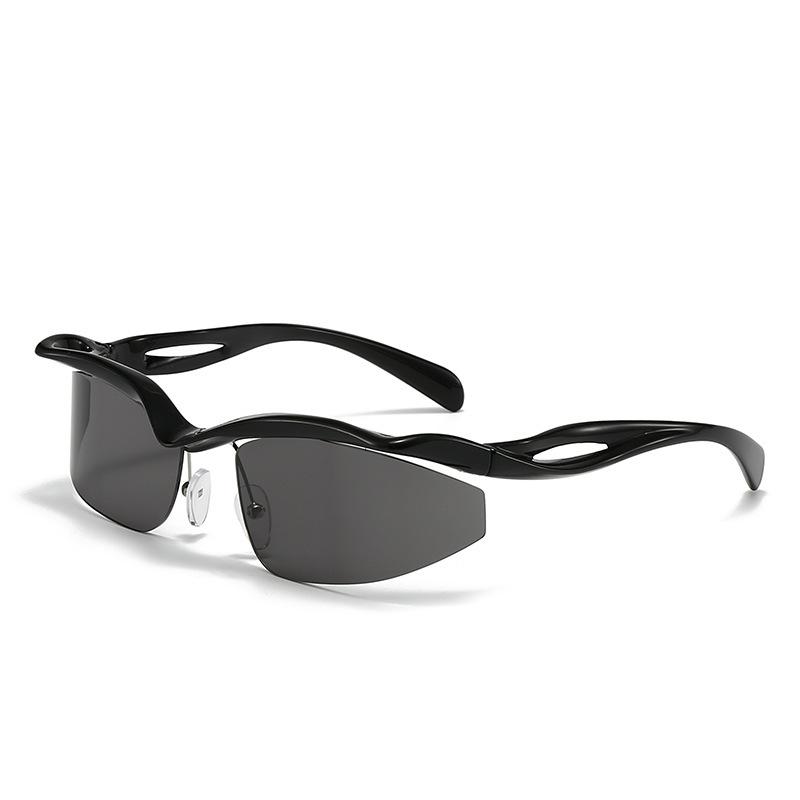 Millennium Punk Green Sunglasses Men'S And Women'S Tide Outdoor Cycling Glasses Sunglasses Uv Protection