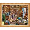Fai da te Diamante Pittura Punto Croce Biblioteca Studio Strass Cristallo Ricamo Diamante Completo