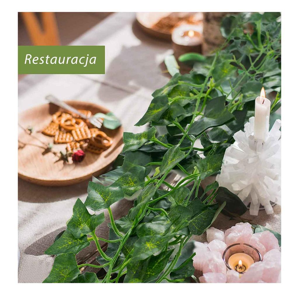 Hanging Artificial Ivy Garland 210 Cm, Set Of 6