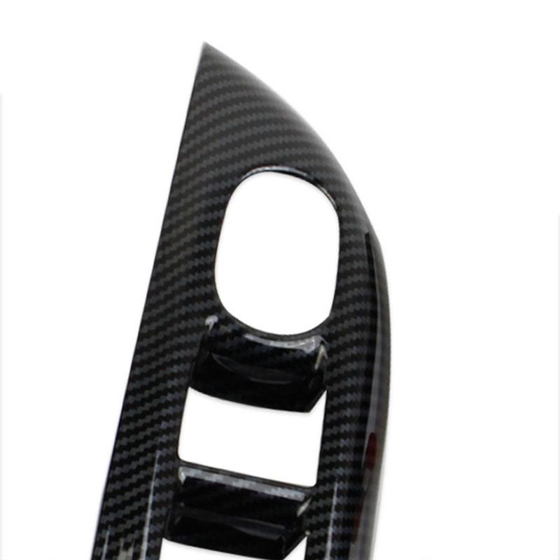For Dodge Hornet  2024 Car Window Lifting Switch Panel Cover Trim Interior Accessories ABS Carbon Fiber
