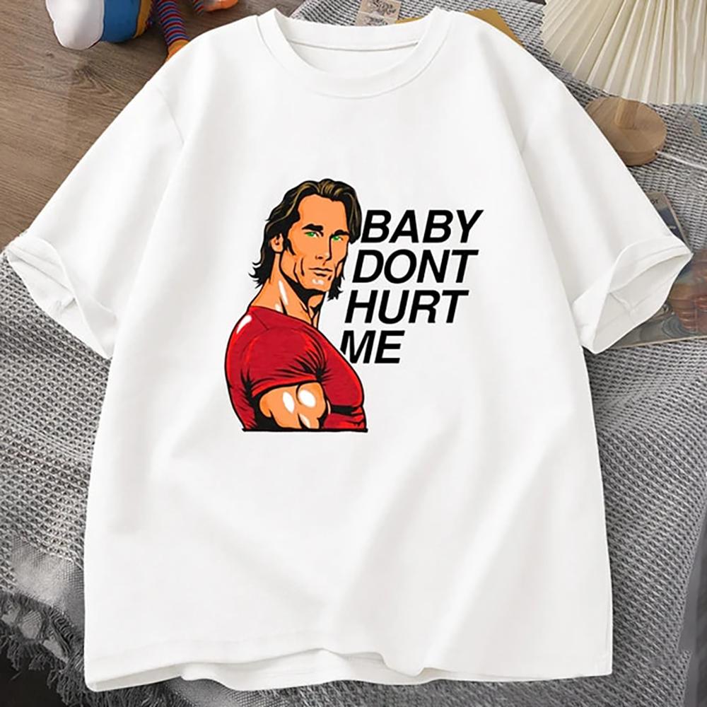 

Men s Clothing Baby Don t Hurt Me Print T-Shirt Cotton Clothing Short Sleeve Crew Neck Casual Cotton T-Shirt For Men #915013 S