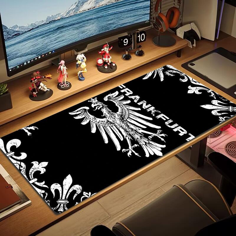 Fussball Bund Color Mouse Pad Large Gaming Table Cushion Non-slip Laptop Tablet Big Mousepad XXL Mat Mini PC Playmat With Lock Edge