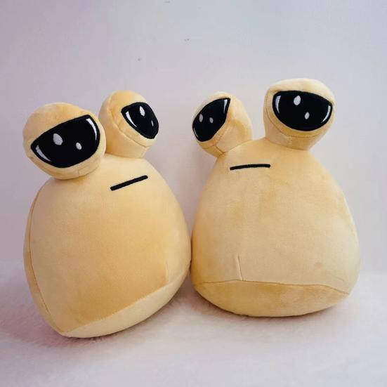 22CM Big Eye Aliens Plushie Game Character Inspired Soft PP Cotton Stuffed Aliens Snail Toy Doll Home Decoration Game Lover Birthday Gift