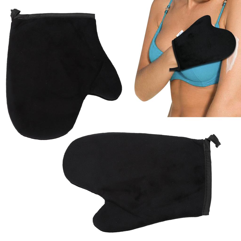 Tanning Glove Reusable Washable Spread Evenly Keep Hands Clean Flocking Sunless Tanner Mitt