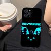 D-Deltarune Ralsei Phone Case For Iphone 17 16 15 14 13 12 11 Pro Max Plus Black Shell Cover Case