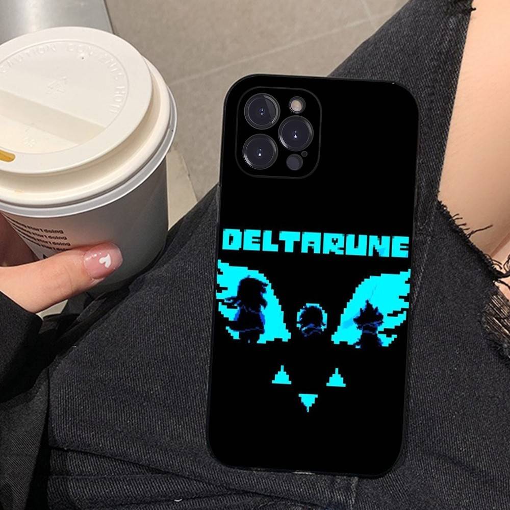 D-Deltarune Ralsei Phone Case For Iphone 17 16 15 14 13 12 11 Pro Max Plus Black Shell Cover Case