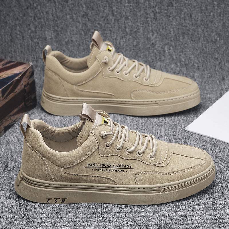 

Men s shoes 2025 new trendy brand sports and leisure flat shoes Korean version versatile work white shoes winter velvet cotton shoes 44