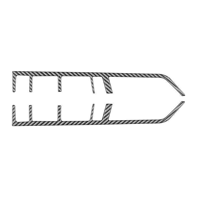 For Porsche Paramela 2010-2017 Carbon Fiber Car Gear Shifter Multifunction Buttons Panel Frame Decoration Sticker Interior Parts