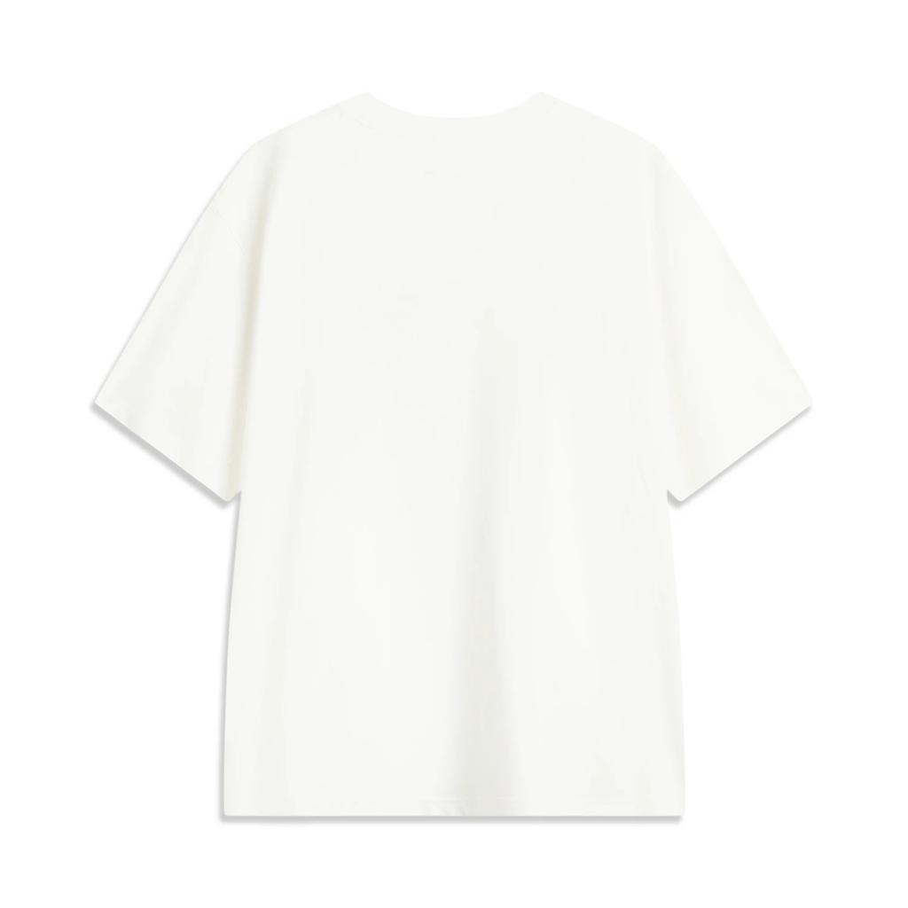 Li Ning Sports Trend Series Round Neck Pullover Comfortable Versatile Letter Casual Simple Short Sleeve T-Shirt Men Tops AHSV071-1