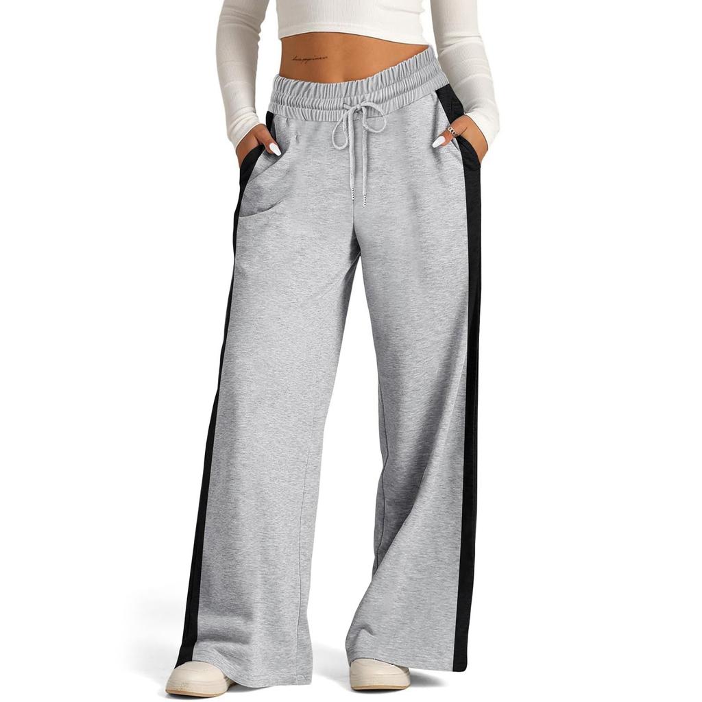 Women's High Waisted Wide Leg Sweatpants Casual Yoga Jogger Pants