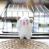 Scream Dog Pendant Keychain Super Soft Pp Cotton Cute Animal Charm Gift For Kids