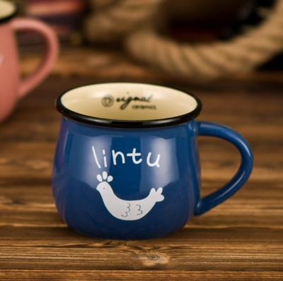 new Candy Color Ceramic Mug 150ml 250ml 350ml,Coffee Milk Breakfast Cup Cute Porcelain Tea Mugs Ceramic cup Novelty Gifts 150ml
