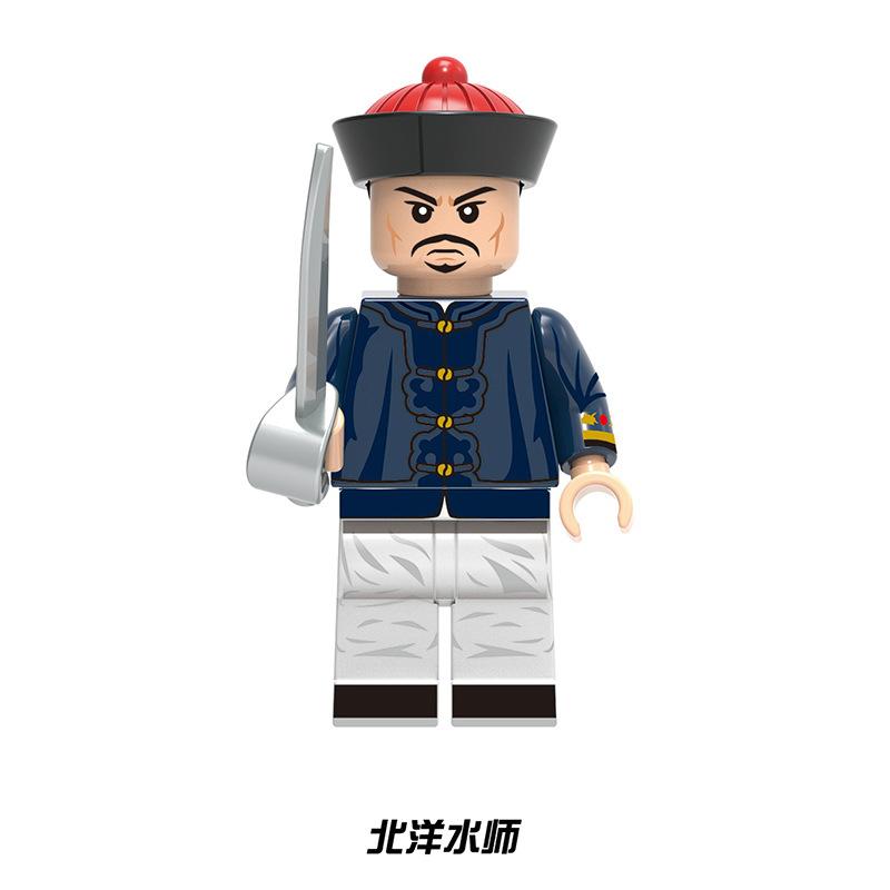 Product Xinhong X0329 Ancient Chinese Series Of Civil And Military Officers And Soldiers Children'S Figurine Assembled Building Block Toys