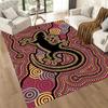 Aboriginal Art Gecko Floor Mats for Living Room, Bedroom and Room Decoration Are Suitable for Gifts.