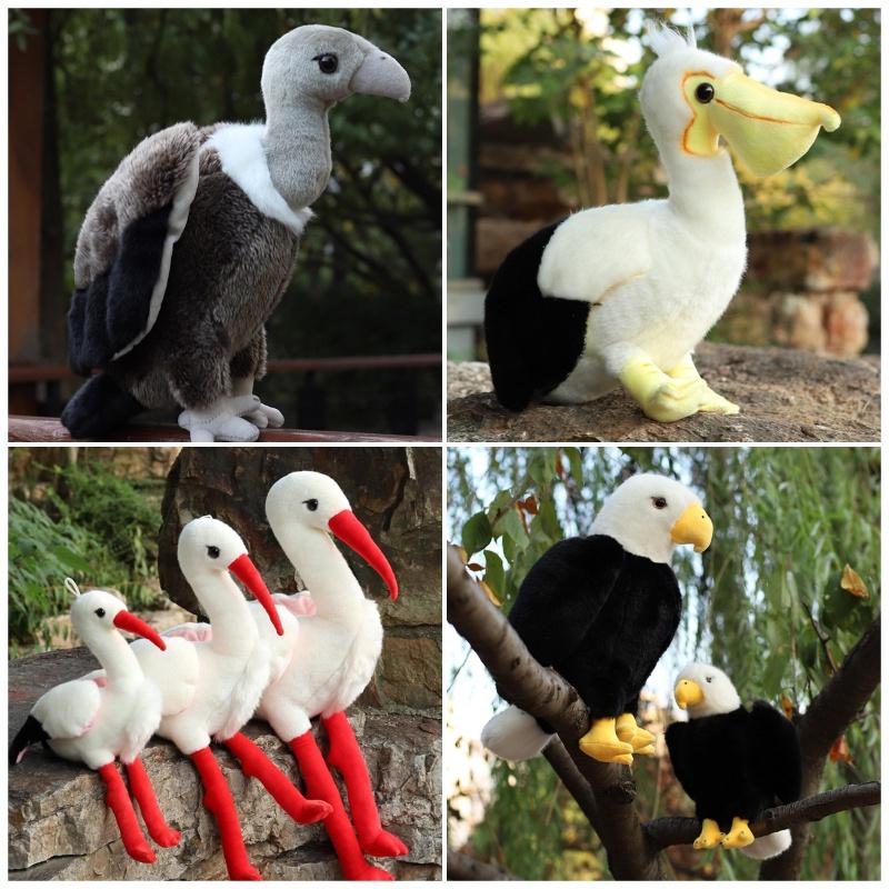 Realistic Eagle Plush Toy For Wildlife Enthusiasts 25cm/35cm/45cm