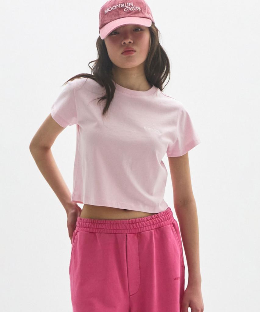 MOONSUN M.C Logo Baby T-Shirt / Pink