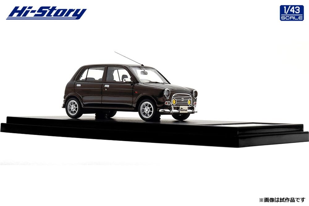 Inter Allied Hi Story Daihatsu Mira Gino Deep Brown Mica Finished Model 1/43 5-Door (2000)